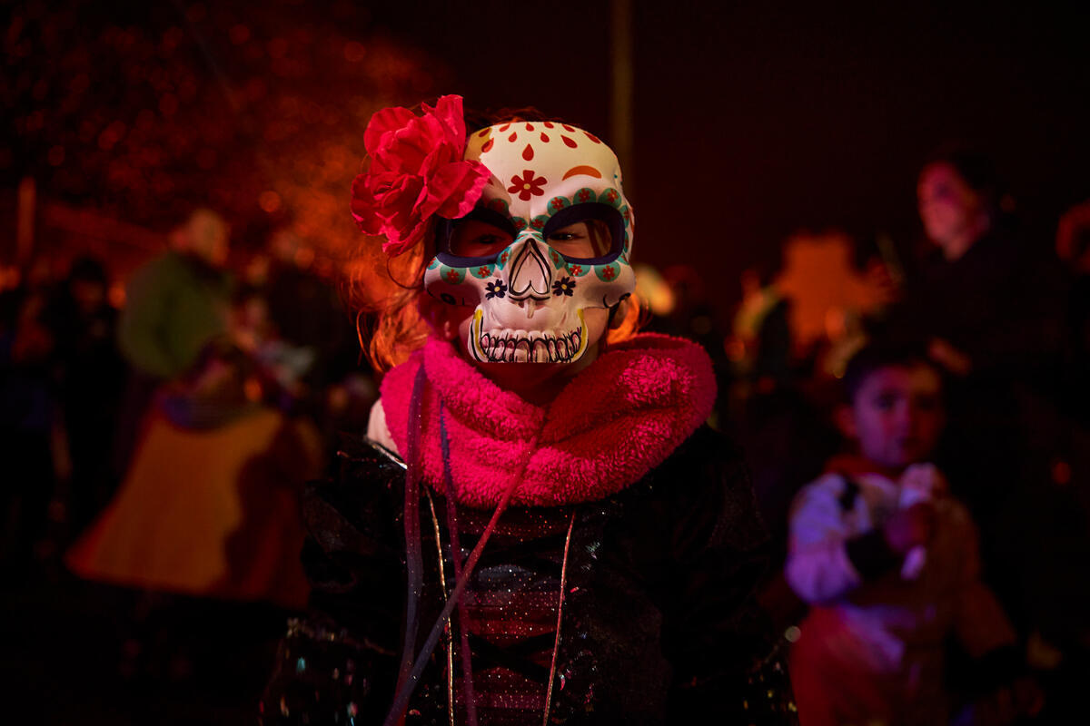 2023 Samhain Festival,Longford child enjoying samhain in the heartlands